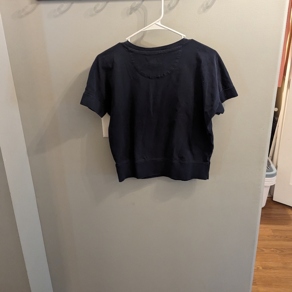 Anthropologie top, navy XS